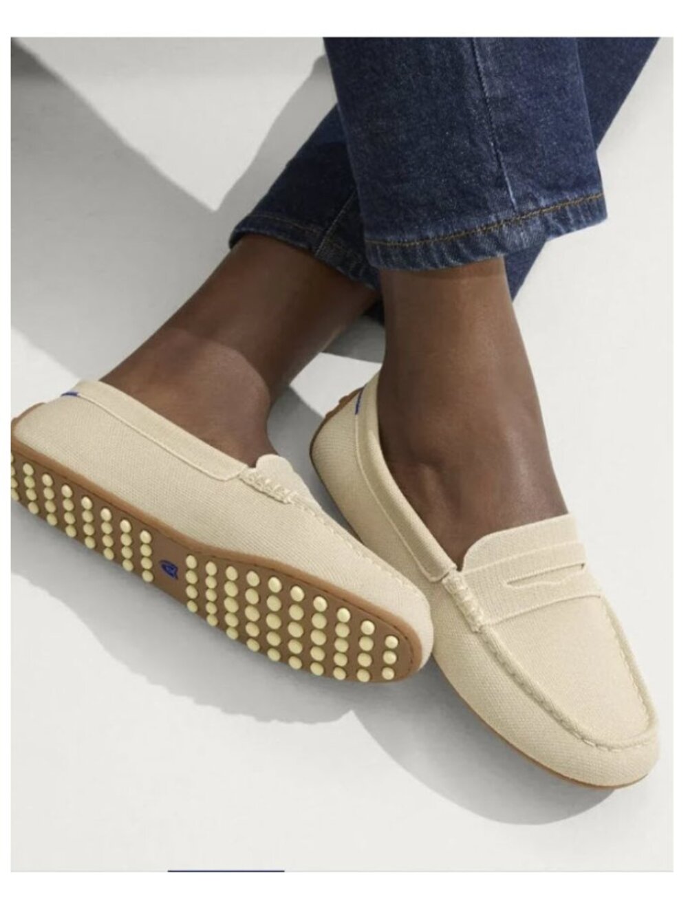 Rothy's  The Daily Driving Loafers in Sesame Sz 7.5